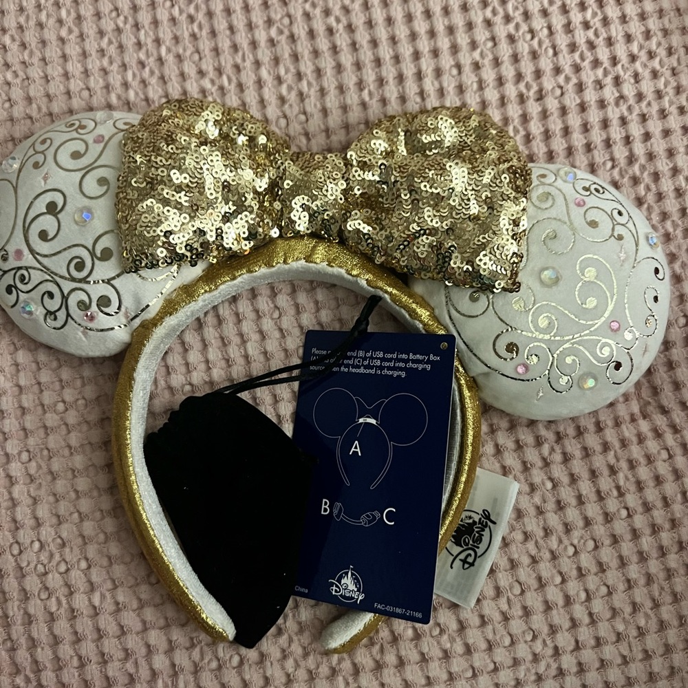 Walt Disney world 50th birthday party ears. Worn once.